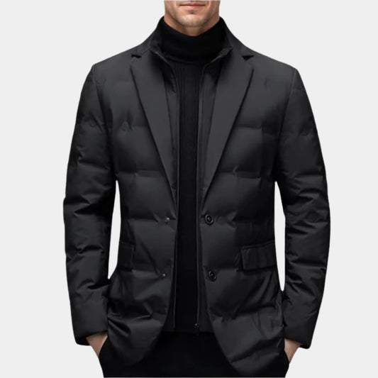 Elegante Winterjacke mit Noblem Wappendesign